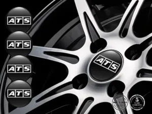ATS Adesivo Silicone Stile Emblemi Cerchio Cupola